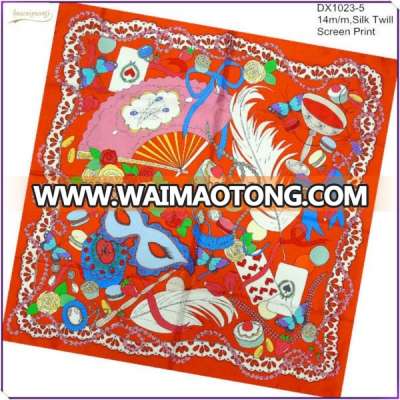 Factory Directly Free Samples Brand Design Printed Handkerchief