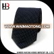 China manufacture custom silk neck tie black for man